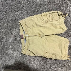 Tan Matchstick Cargo Shorts!!